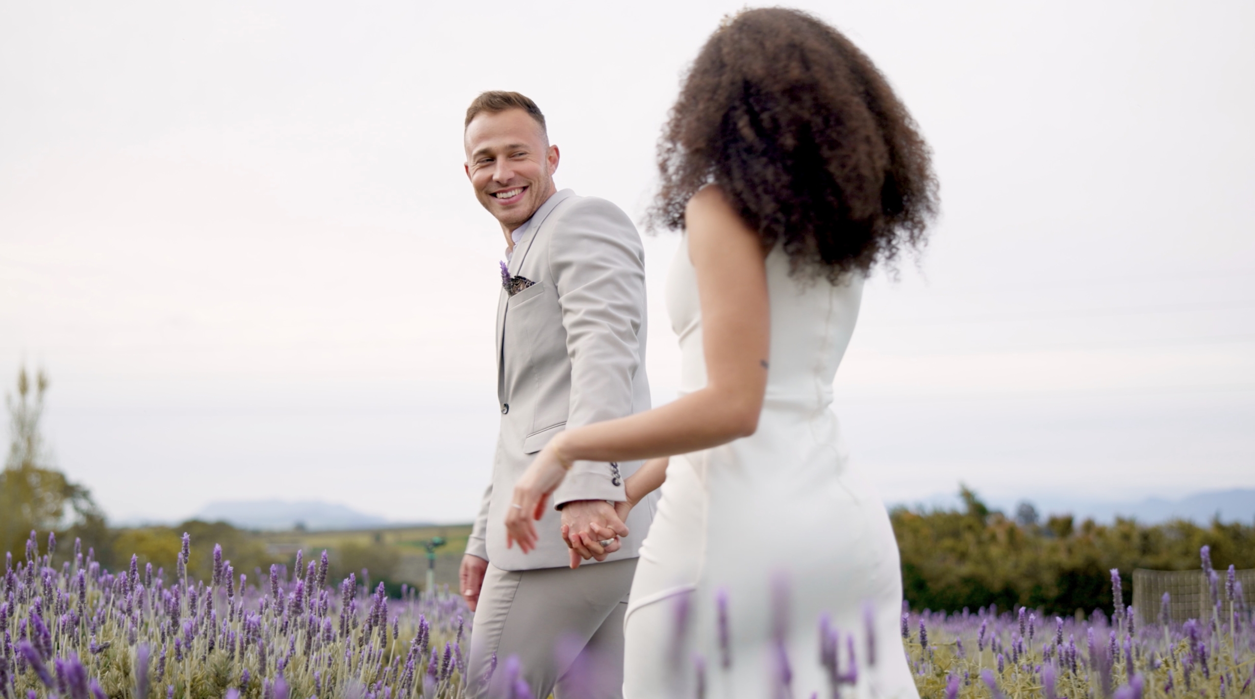 Joy through a field of Lilac.